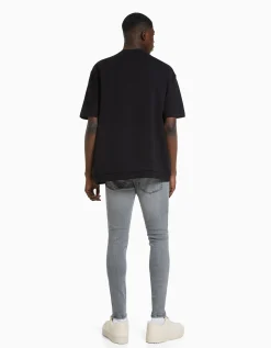 BERSHKA Jeans super skinny Blanco Best