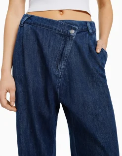 BERSHKA Jeans tailoring Azul Flash Sale