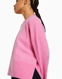 BERSHKA Jersey oversize Rosa Fashion