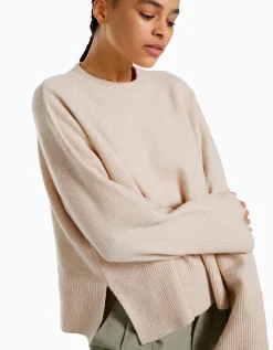 BERSHKA Jersey oversize Rosa Fashion