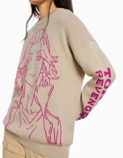 BERSHKA Jersey print TOKYO REVENGERS Crudo Store