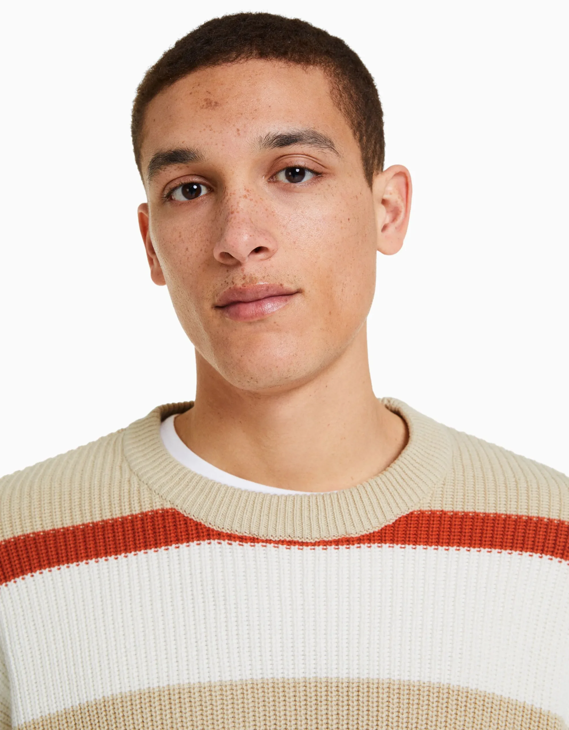 BERSHKA Jersey raya horizontal Crudo Cheap