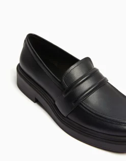 BERSHKA Mocasín antifaz Negro Sale