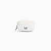BERSHKA Monedero acolchado detalle Blanco Cheap