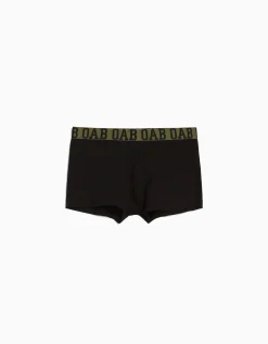 BERSHKA Pack 3 boxers cintura print color Negro Clearance