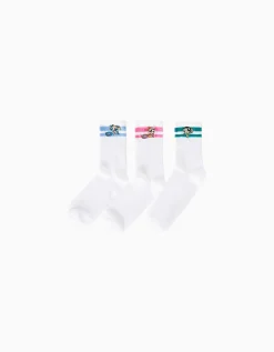 BERSHKA Pack 3 calcetines Supernenas Blanco Sale