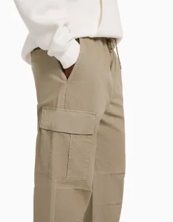BERSHKA Pantalón cargo stoppers Arena Hot