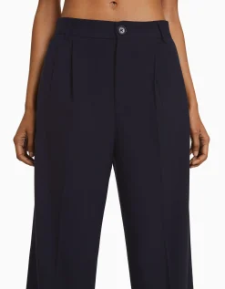 BERSHKA Pantalón dad fit tailoring Camel Clearance