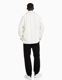 BERSHKA Pantalón loose algodón Negro Hot
