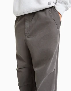BERSHKA Pantalón parachute algodón Gris Fashion