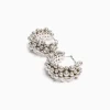 BERSHKA Pendientes grandes bolitas Plata Shop