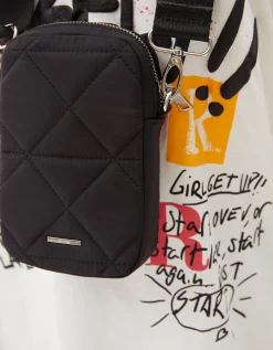 BERSHKA Porta teléfono acolchado Crudo Best Sale