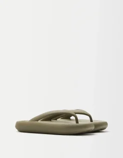 BERSHKA Sandalia plana textura hombre 1-048 New