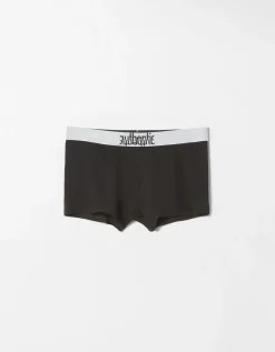 BERSHKA Set 3 boxers lettering Negro Store
