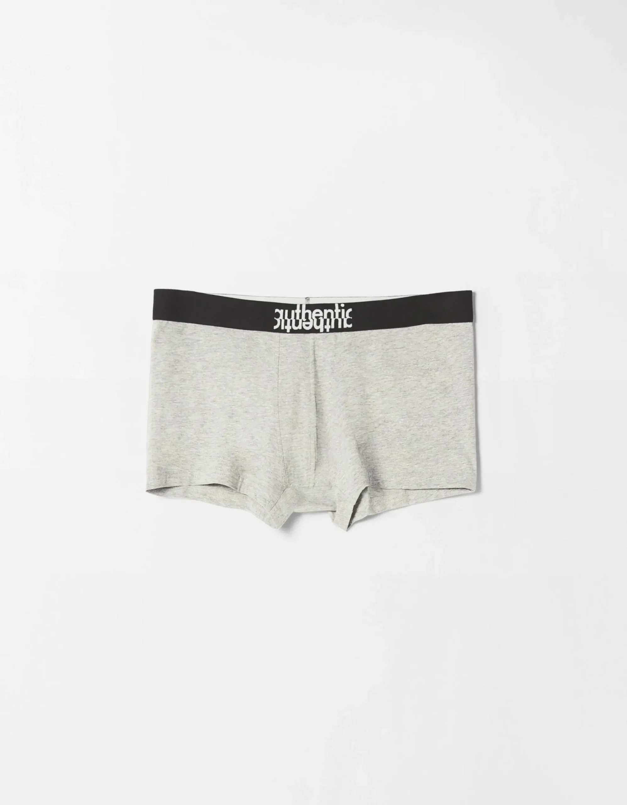 BERSHKA Set 3 boxers lettering Negro Store