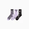 BERSHKA Set 3 calcetines Kuromi Negro Hot