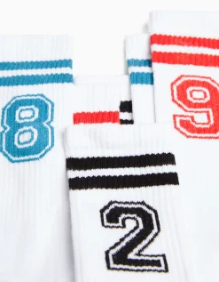 BERSHKA Set 3 calcetines número Blanco Sale