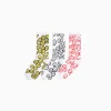 BERSHKA Set 3 calcetines print Blanco Clearance