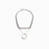 BERSHKA Set 2 collares anillo Plata Best Sale