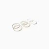 BERSHKA Set 3 pendientes aros maxi efecto Oro Cheap