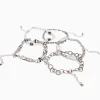 BERSHKA Set 5 pulseras perlas Blanco Flash Sale