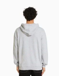 BERSHKA Sudadera capucha Gris Online