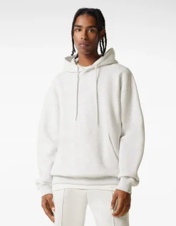 BERSHKA Sudadera capucha oversize Gris Clearance
