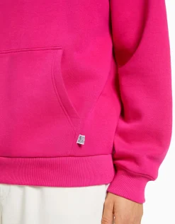 BERSHKA Sudadera capucha oversize Fucsia New