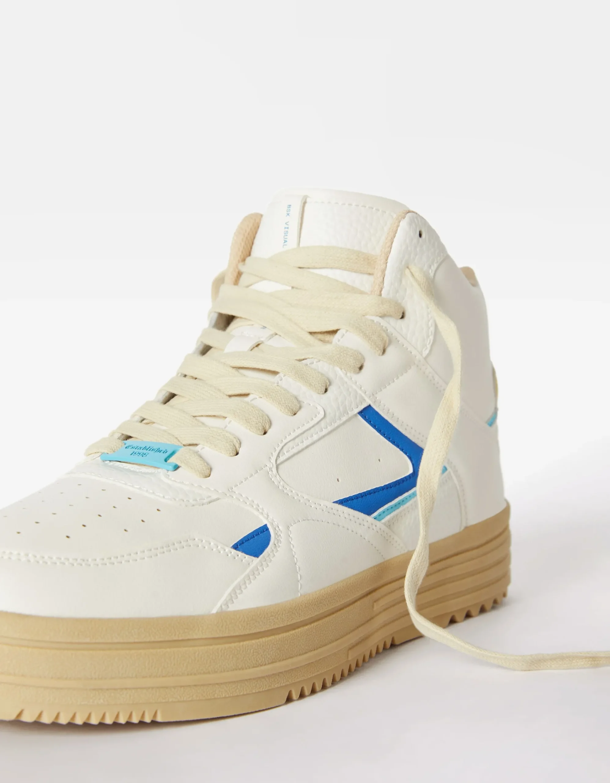 BERSHKA Zapatillas abotinadas hombre Combinado Outlet