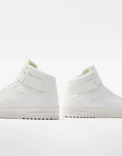 BERSHKA Zapatillas abotinadas hombre Blanco Sale