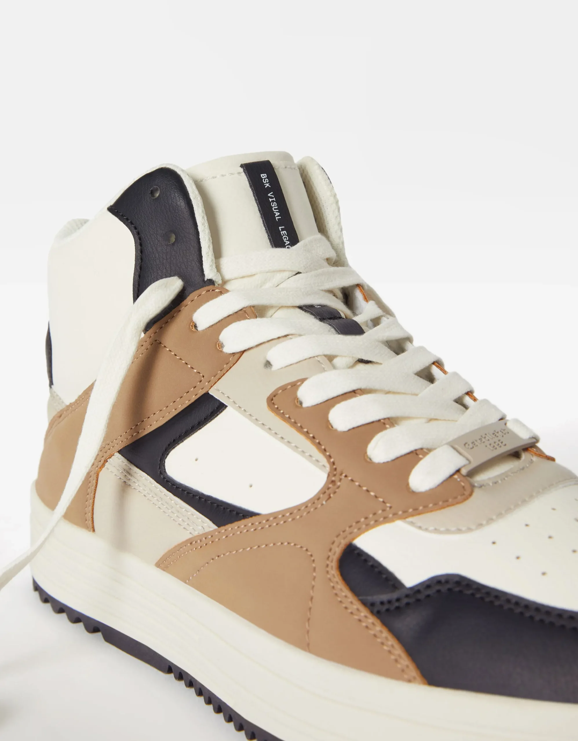 BERSHKA Zapatillas abotinadas hombre Marrón Best Sale