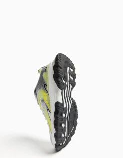 BERSHKA Zapatillas combinadas detalles metalizados Lima Shop