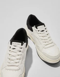 BERSHKA Zapatillas combinadas hombre Negro Cheap