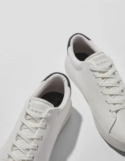 BERSHKA Zapatillas combinadas hombre Blanco Best