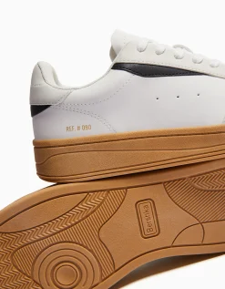 BERSHKA Zapatillas estilo retro Multicolor New