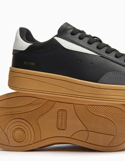 BERSHKA Zapatillas estilo retro Multicolor Shop