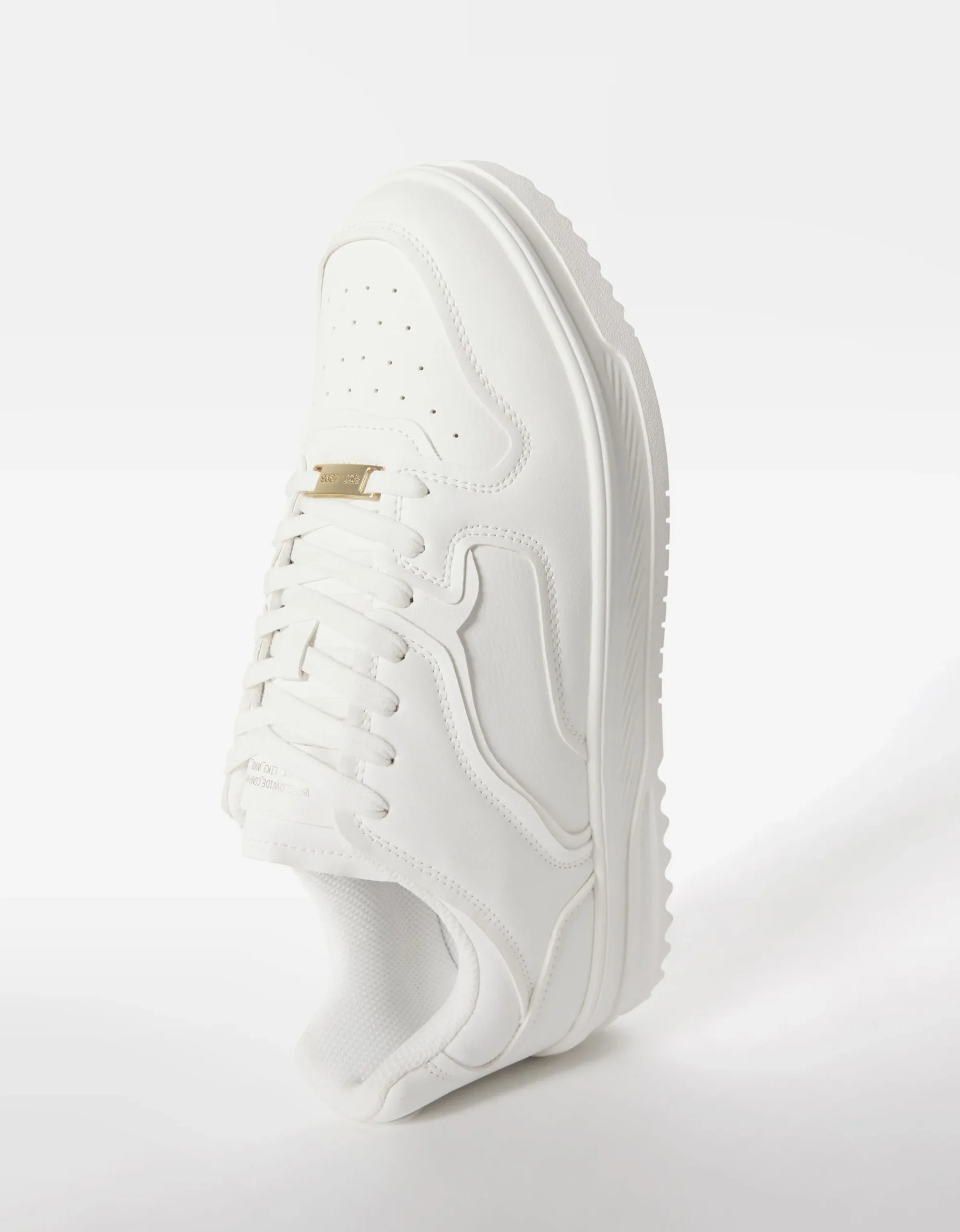 BERSHKA Zapatillas multicapas hombre Blanco Shop