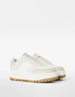 BERSHKA Zapatillas plataforma combinadas Combinado Best Sale