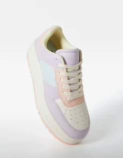 BERSHKA Zapatillas plataforma combinadas Combinado Online