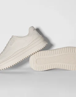 BERSHKA Zapatillas suela volumen hombre Blanco Sale