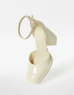 BERSHKA Zapato tacón plataforma Negro Shop